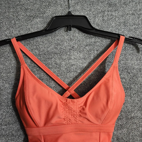 Athleta women's swim top size 32 D/DD orange - Picture 2 of 9